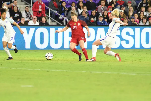 ABD, 7 Mart 2018 tarihinde Orlando City Stadyumu 'ndaki SheBelives Kupası' nda İngiltere ile karşı karşıya geldi.