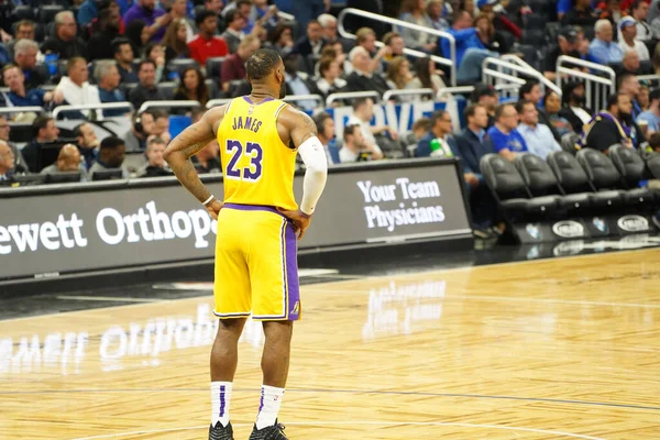 Orlando Magic Värd För Lakers Amway Center Orlando Forida Onsdagen — Stockfoto