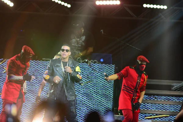 Daddy Yankee Don Omar Koncercie Amway Center Orlando Florydzie Sierpnia — Zdjęcie stockowe