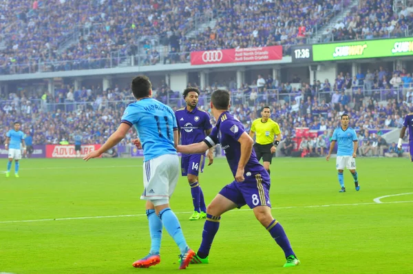 Orlando City Hosts Nyc Orlando City Stadium Orlando Florida March — Stock Fotó