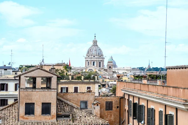 Gyönyörű Kilátás Nyílik Vatikánra Spanyol Lépcsőről — Stock Fotó