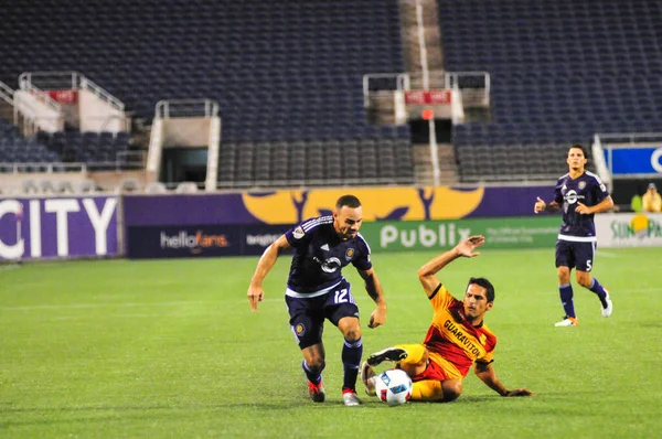 Orlando City SC, 29 Haziran 2016 'da Orlando Florida' daki Kamp Dünyası Stadyumu 'nda Fort Lauderdale Strikers' a ev sahipliği yaptı..