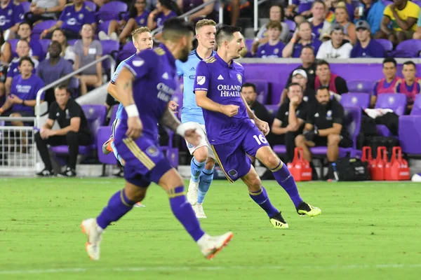 Orlando City 26 Temmuz 2018 'de Florida Exploria Stadyumu' nda NYC FC 'ye ev sahipliği yaptı. Fotoğraf: Marty Jean-Louis