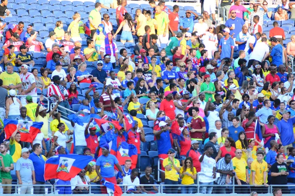 Brasil Enfrenta Haiti Durante Centenário Copa América Orlando Florida Camping — Fotografia de Stock