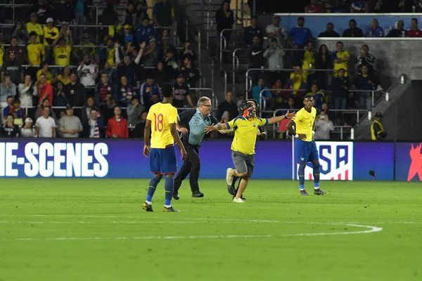 Die Männer Nationalmannschaft Empfängt März 2019 Die Ecuadorianische Nationalmannschaft Orlando — Stockfoto