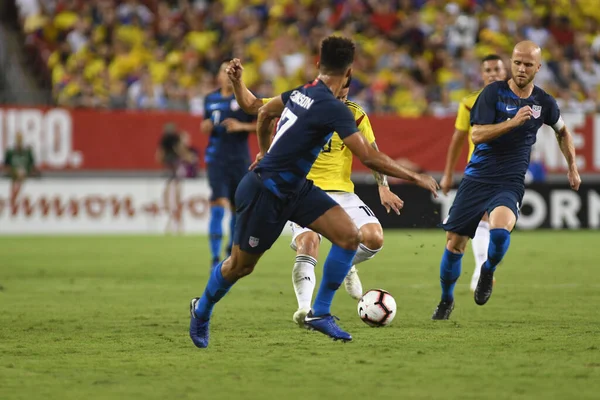 ABD Kolombiya 'ya karşı Raymond James Stadyumu' nda 11 Ekim 2018 'de.  