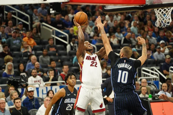 Basketbalwedstrijd Nba Seizoen Orlando Magic Miami Heat Januari 2020 — Stockfoto