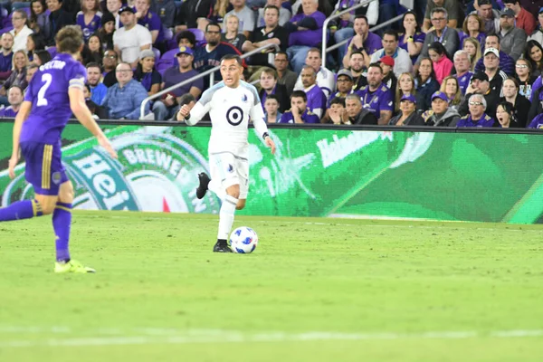 Orlando City Host Minnesota United Orlando City Stadium Orlando Florida — Stock Fotó