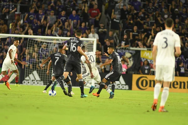 Orlando City Pořádá San Jose Zemětřesení Stadionu Exploria Dubna 2018 — Stock fotografie