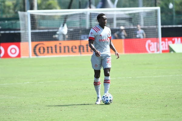 Toronto FC, 13 Temmuz 2020 tarihinde Orlando Florida 'daki ESPN Wild World of Sports' ta düzenlenen MLS Back Tournament sırasında D.C. United ile karşılaştı. Fotoğraf: Marty Jean-Louis