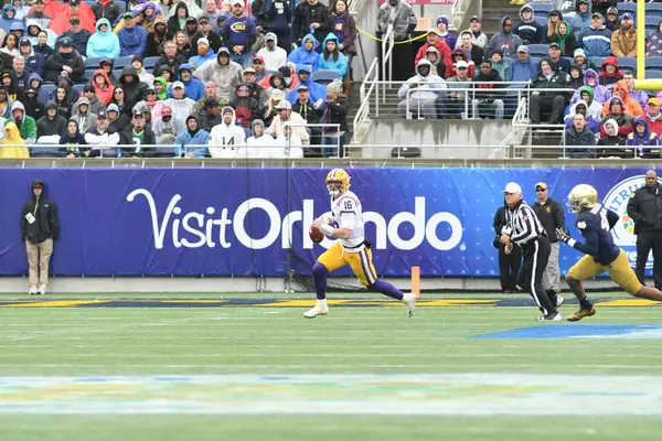 Notre Dame Enfrentará Lsu Durante Citrus Bowl Camping World Stadium — Foto de Stock