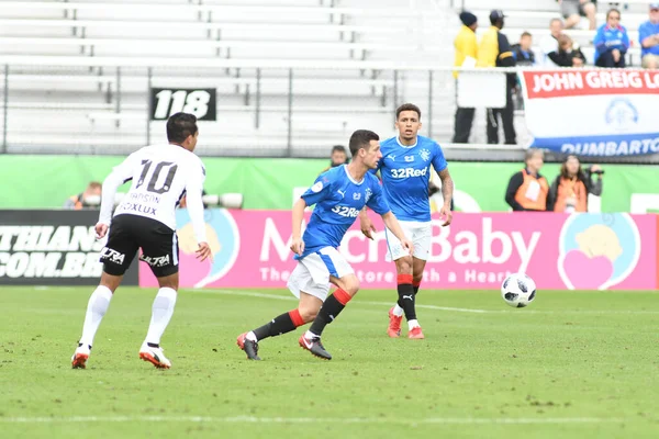 Rangers Corinthians Podczas Pucharu Florydy Stadionie Spectrum Stycznia 2018 Orlando — Zdjęcie stockowe