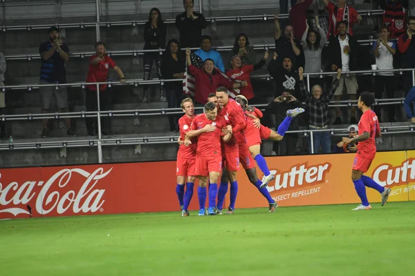Amerikan Futbol Takımı 15 Kasım 2019 Cuma günü Orlando Florida 'daki Exploria Stadyumu' nda oynanan Concacaf Uluslar Ligi karşılaşmasında Kanada 'ya ev sahipliği yapmaktadır.