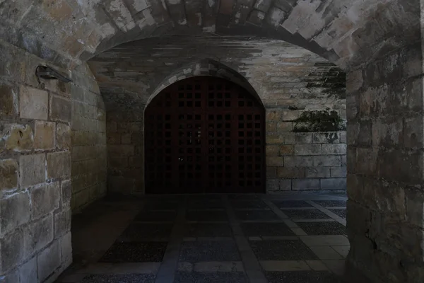Een Tunnel Onder Kerk Van Palma Mallorca Spanje — Stockfoto