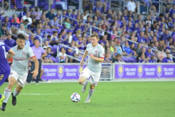 Orlando City Acoge Atlanta United Orlando City Stadium Orlandon Julio — Foto de Stock