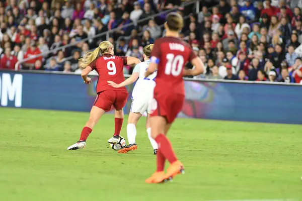 Usa Tävlar Mot England Shebelives Cup Orlando City Stadium Orlando — Stockfoto