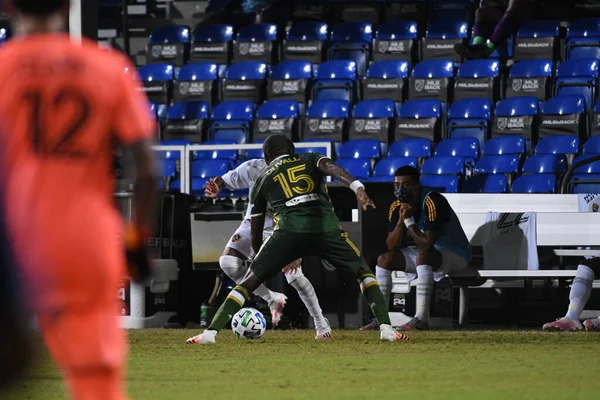 2018 Galaxy Face Portland Timbers Mls Back Tournament Espn Wild — 스톡 사진