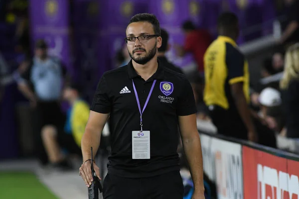 Orlando City Gospodarz Atlanta United Exploria Stadium Dniu Sierpnia 2018 — Zdjęcie stockowe