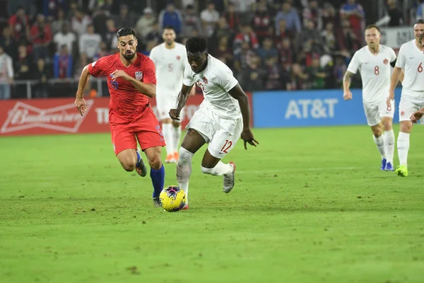 Amerikan Futbol Takımı 15 Kasım 2019 Cuma günü Orlando Florida 'daki Exploria Stadyumu' nda oynanan Concacaf Uluslar Ligi karşılaşmasında Kanada 'ya ev sahipliği yapmaktadır.