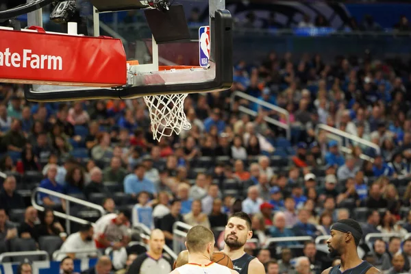 Orlando Magic Hospeda Atlanta Hawks Amway Center Orlando Flórida Segunda — Fotografia de Stock