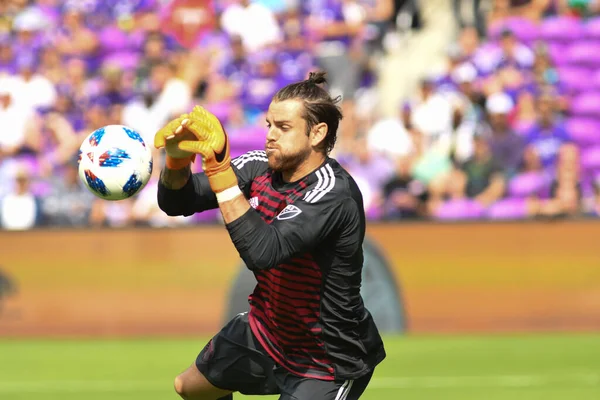 Orlando City 8 Nisan 2018 'de Orlando Florida' daki Exploria Stadyumu 'nda Portland Timbers' a ev sahipliği yaptı.. 