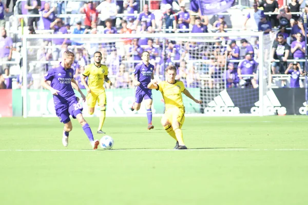 Orlando City Empfängt Columbus Oktober 2018 Orlando City Stadium Orlando — Stockfoto