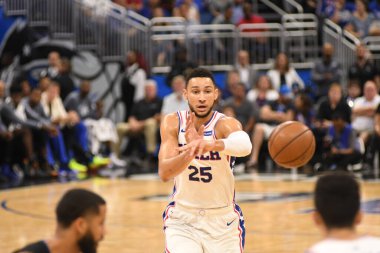Orlando Magic, Philadelphia 76ers 'ı 14 Kasım 2018' de Orlando Florida 'daki Amway Center' da ağırlıyor..