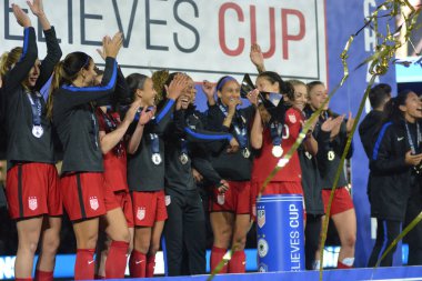 ABD, 7 Mart 2018 tarihinde Orlando City Stadyumu 'ndaki SheBelives Kupası' nda İngiltere ile karşı karşıya geldi..  