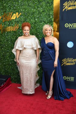 24 Mart 2018 Cumartesi günü Las Vegas 'taki Orleans Resort' ta düzenlenen 33. Yıldız Ödülleri Kırmızı Halı sırasında ünlüler.