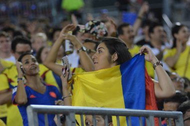 ABD Kolombiya 'ya karşı Raymond James Stadyumu' nda 11 Ekim 2018 'de.  