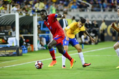 Brezilya, 8 Haziran 2016 tarihinde Orlando Florida 'daki Copa America Centenario' da Haiti ile karşılaştı..