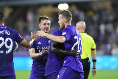 Orlando City 20 Şubat 2019 Çarşamba günü Orlando Fl 'daki Orlando City Stadyumu' nda New England 'a ev sahipliği yaptı.