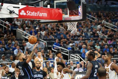 Orlando Magic 30 Ekim 2019 Çarşamba günü Orlando Forida 'daki Amway Center' da New York Knicks 'e ev sahipliği yaptı..