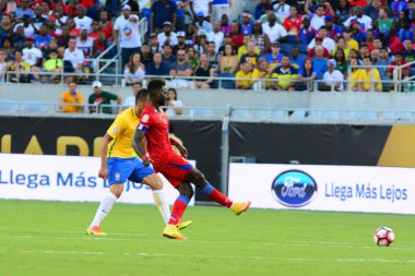 Brezilya, 8 Haziran 2016 tarihinde Orlando Florida 'daki Copa America Centenario' da Haiti ile karşılaştı..