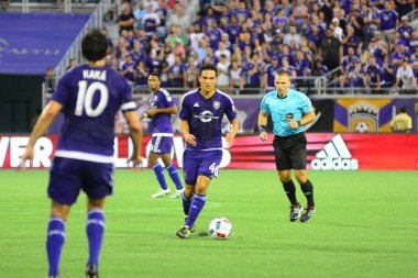 Orlando City, 24 Ağustos 2016 'da Orlando Florida' daki Kamp Dünyası Stadyumunda Toronto FC 'ye ev sahipliği yaptı..