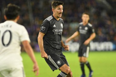 Orlando City 21 Nisan 2018 'de Orlando Florida' daki Exploria Stadyumu 'nda San Jose depremlerine ev sahipliği yaptı..  