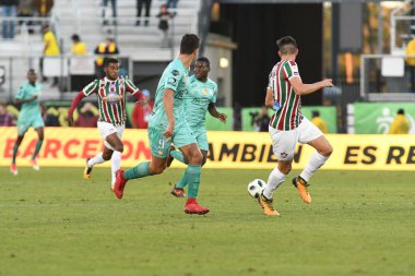 Fluminense, Florida Kupası 'nda 15 Ocak 2018' de Orlando Florida 'da oynanan Spektrum Stadyumu' nda Barcelona SC 'ye karşı..