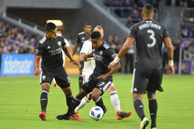 Orlando City 21 Nisan 2018 'de Orlando Florida' daki Exploria Stadyumu 'nda San Jose depremlerine ev sahipliği yaptı..  