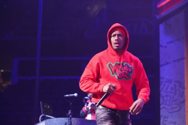 MTV Wild n Out Tour sunucusu Nick Cannon 5 Mart 2020 Perşembe günü Orlando Florida 'daki Amway Center' da