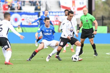 13 Ocak 2018 'de Orlando Florida' daki Spektrum Stadyumu 'nda düzenlenen Florida Kupası' nda Korucular Corinthianlara karşı..