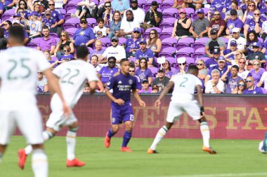 Orlando City 8 Nisan 2018 'de Orlando Florida' daki Exploria Stadyumu 'nda Portland Timbers' a ev sahipliği yaptı.. 