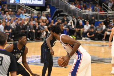 Orlando Magic, Philadelphia 76ers 'ı 14 Kasım 2018' de Orlando Florida 'daki Amway Center' da ağırlıyor..