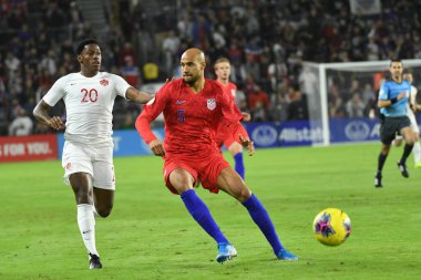 Amerikan Futbol Takımı 15 Kasım 2019 Cuma günü Orlando Florida 'daki Exploria Stadyumu' nda oynanan Concacaf Uluslar Ligi karşılaşmasında Kanada 'ya ev sahipliği yapmaktadır.