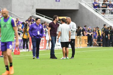 Orlando City, 31 Mart 2018 'de Orlando Florida' daki Exploria Stadyumu 'nda New York Red Bulls' a ev sahipliği yaptı..  