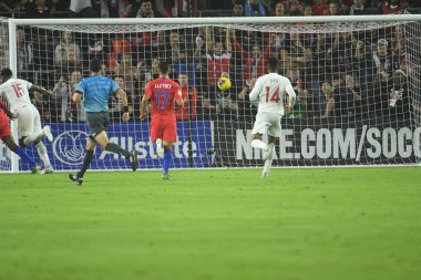 Amerikan Futbol Takımı 15 Kasım 2019 Cuma günü Orlando Florida 'daki Exploria Stadyumu' nda oynanan Concacaf Uluslar Ligi karşılaşmasında Kanada 'ya ev sahipliği yapmaktadır.