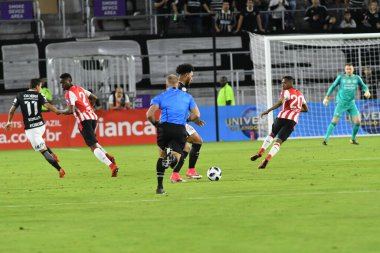 Korintliler, 10 Ocak 2018 'de Orlando City Stadyumu' nda düzenlenen Florida Kupası 'nda PSV Eindhoven' a karşı..  