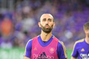 Orlando City 21 Nisan 2018 'de Orlando Florida' daki Exploria Stadyumu 'nda San Jose depremlerine ev sahipliği yaptı..