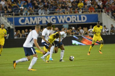 Paris Saint-Germain, Tottenham Hotspur 'a karşı 22 Temmuz 2017' de Orlando Florida 'daki Citrus Bowl' da.   