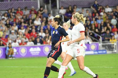 5 Mart 2020 'de Orlando Florida' daki Exploria Stadyumu 'nda düzenlenen 2020 SheBelieves Kupası' nda ABD - İngiltere Karşılaşması 