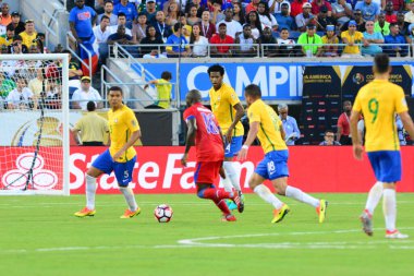 Brezilya, 8 Haziran 2016 tarihinde Orlando Florida 'daki Copa America Centenario' da Haiti ile karşılaştı..
